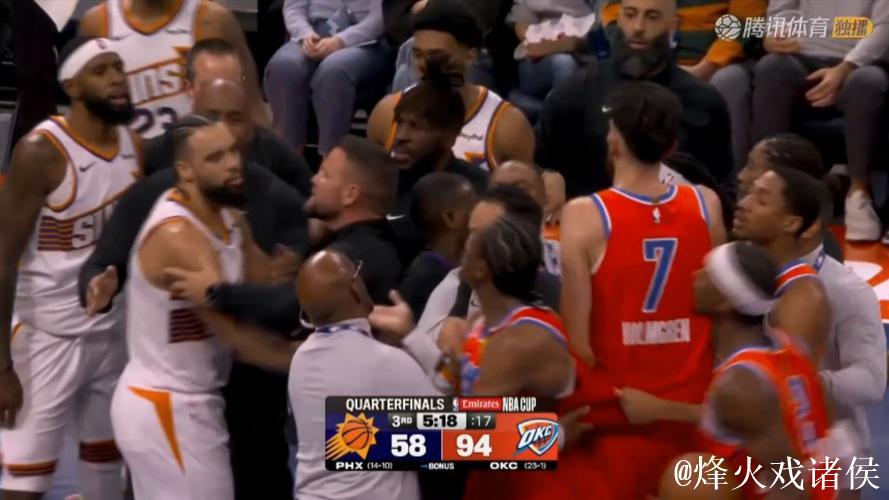 亚历山大28+8 雷霆49分狂胜太阳晋级NBA杯半决赛 亚历山大28+8 雷霆49分狂胜太阳晋级NBA杯半决赛